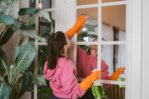 A cleaning service deep cleaning service provide.